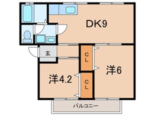 メゾンブランシュの物件間取画像